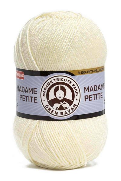 Ören Bayan Madame Petite Cream Knitting Lanyard - (Color Code: 005)