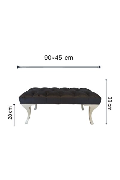 DTM Express Dtm Home Babyface Kumaş & Bench Siyah Puf