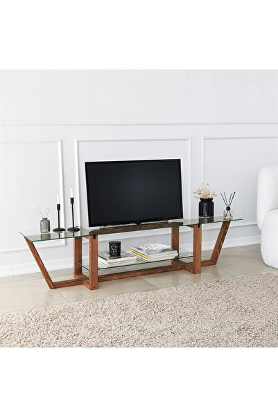 NEOstill - Amalfi Tv Sehpası / Masif & Cam