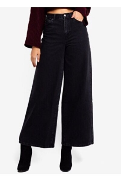 Hepsibitarz Kadın Siyah Topshop Mom Jeans Denim Kot Orjinal Ithal Bayan Pantolon