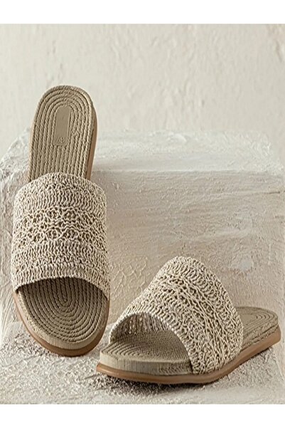 RedPlay Γυναικείες καλοκαιρινές παντόφλες με αντιολισθητική σόλα με δαντέλα λ...