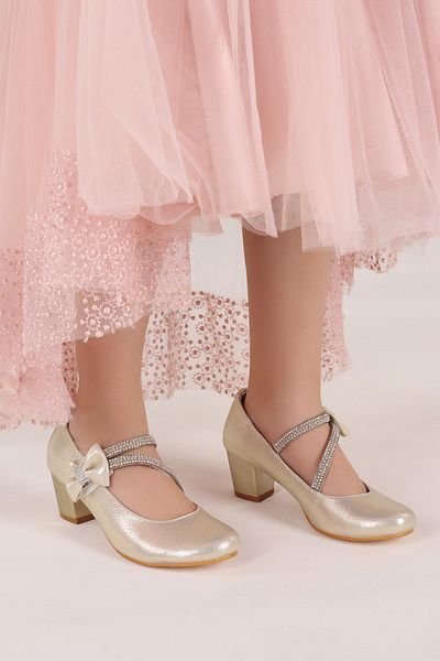 KARAMAZI Pantofi Kiko 750 Vakko Daily Girl Toc 4 cm Aur