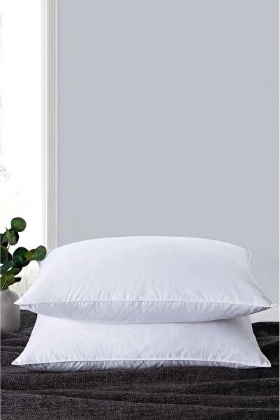 Junenext 2'li Microfiber Anti Stres Boncuk Silikonlu 50x70 Cm 750gr Uyku Yast...