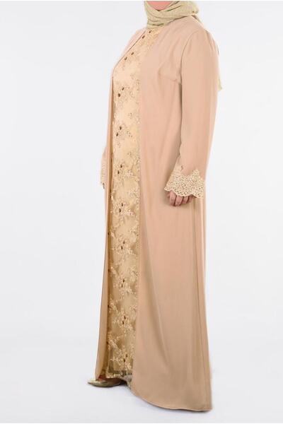 N.Y.YILDIZ Rochie de seară de mărime mare pentru femei, auriu