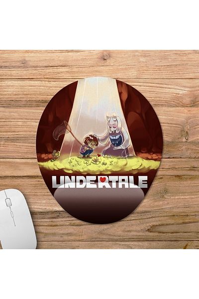 Pixxa نموذج لوحة ماوس دعم المعصم من Undertale - 1 بيضاوي