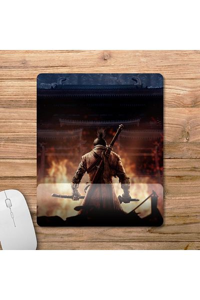 Pixxa Sekiro: موديل لوحة ماوس Shadows Die Twice مع دعم للمعصم - 2