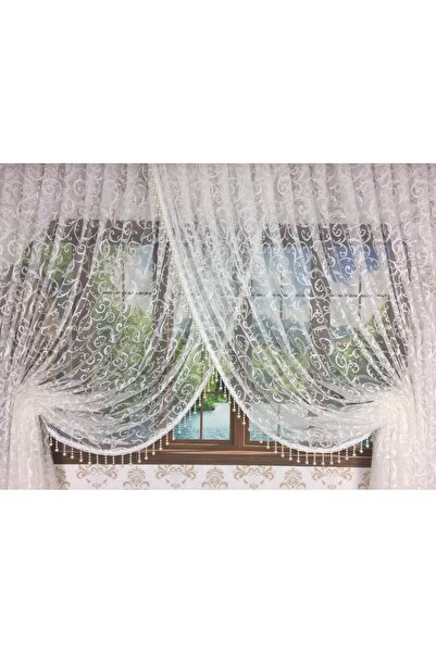 Nish Perde Sık Pile Kruvaze Tül Perde Desen 23