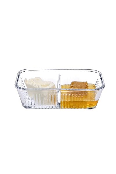 Paşabahçe Frigo Studio Glass Storage with Compartment and Lid