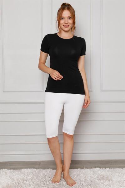 Akbeniz Combed Lycra Over-the-Knee Leggings 5872P