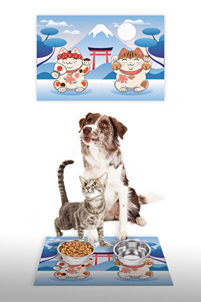 Vagonik Digital Printed Decorative Multi-Purpose Food Mat Food Mat