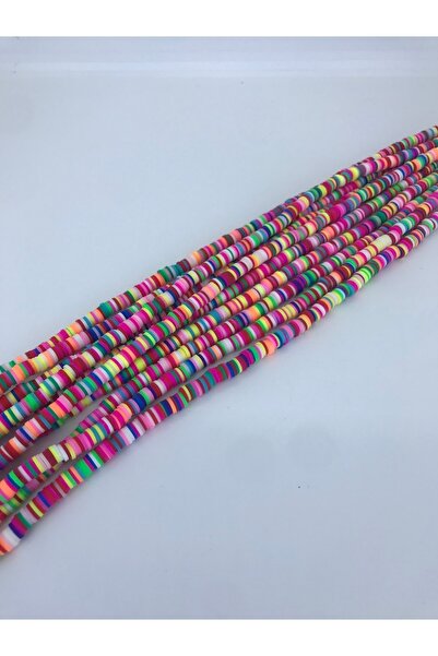 FdayAksesuar Vrste perli Ružičasta Fuksija Žuta Šarene Fimo Glinene Perle – P...