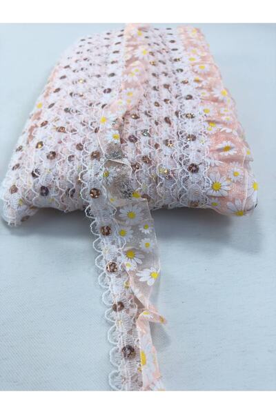 Bontex Panglică decorativă cu paiete și volane – Panglică decorativă