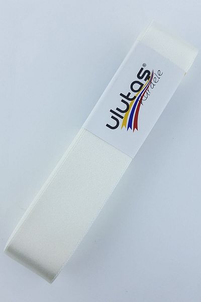 Ulutaş Διακοσμητικά Υλικά Κρέμα Σατέν Κορδέλα Πλάτος 3 εκ. 1 Μπάλα 10 μέτρα – Κορδέλα – Κορδέλα
