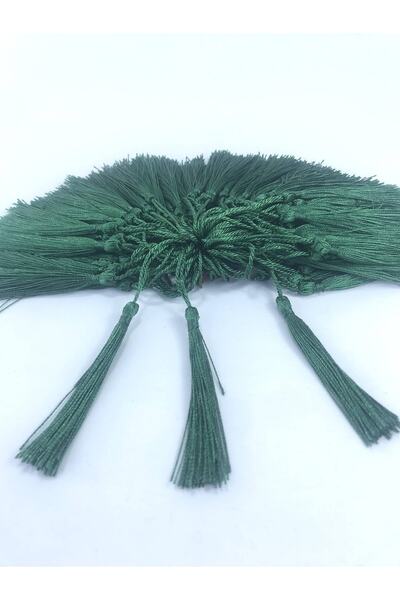 Bontex Ciucuri verzi lungi pentru decorațiuni, 50 de bucăți – Panglică decora...