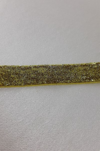 Bontex Χρυσό Χρώμα Glitter Velvet Κορδέλα Πλάτος 2 cm 1 Meter – Κορδέλα – Κορδέλα