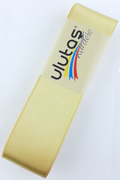 Ulutaş Ornamental Materials Honey Color Satin Ribbon Width 4 cm 1 Ball 10 Meters – Ribbon – Ribbon