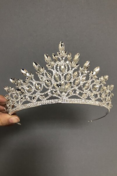 Bontex Νυφικό στέμμα σε ασημί χρώμα Leny Model – Νυφικό αξεσουάρ