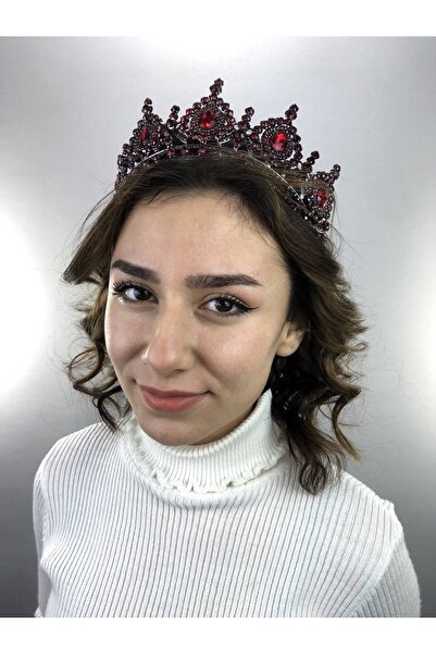 Bontex Femei Bordeaux Antracit Marie Henna și Coroana Miresei – Coroană – Cor...