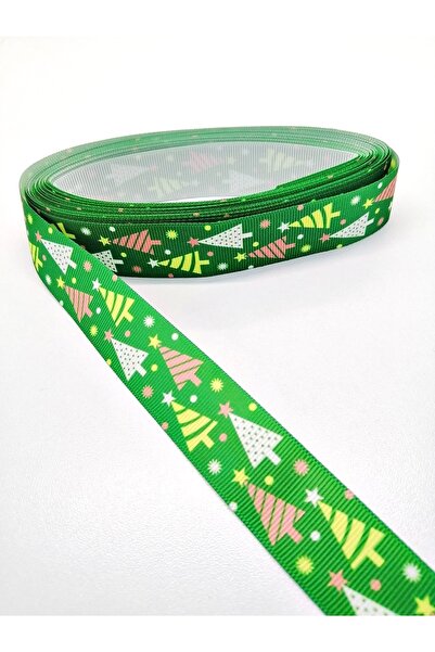 Bontex Zeleno-žuta borovina Sa deznom Grosgrain traka 2,5 cm 2 metra – traka ...