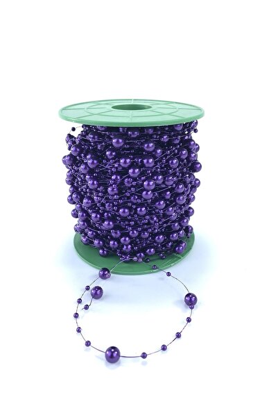 Bontex Mărgele de perle mov cu franjuri Misinalı Inci, 20 metri – Mărgele