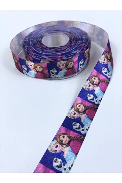 Bontex Panglică Satinată Colorată Elsa Figurată Lățime 2,5 Cm – Panglică