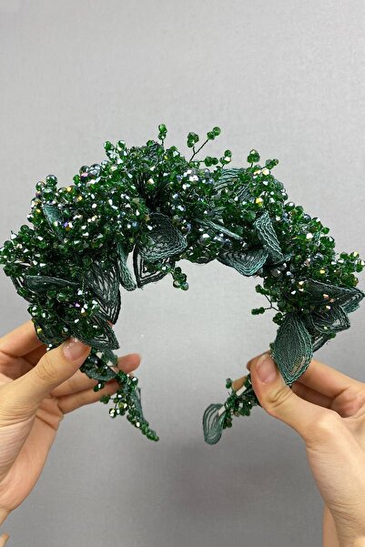 Bontex Πράσινο Μοντέλο Καπέλο Χένα και Νυφικό Στέμμα – Νυφικό Αξεσουάρ