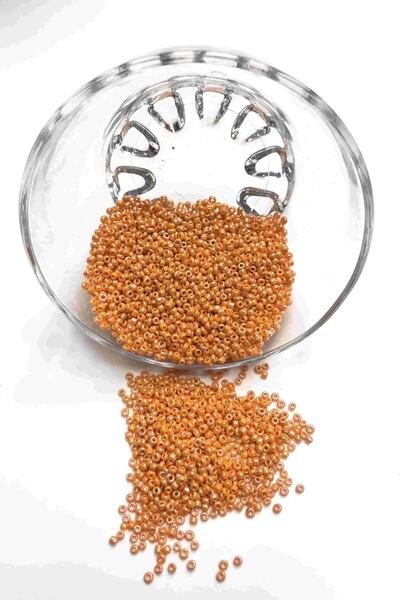 Bontex Λαμπερές Πορτοκαλί Χάντρες Άμμου 2 χιλ. 1 Συσκευασία 50 γραμμάρια – Χά...