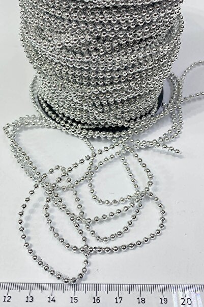 ESPEREST شريط بلاستيك فضي لؤلؤ دائري 4 مم 10 طن