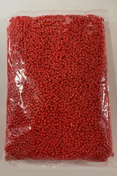 FdayAksesuar Vrste perli Živopisne crvene peščane perle 3 mm 500 gr – Perle