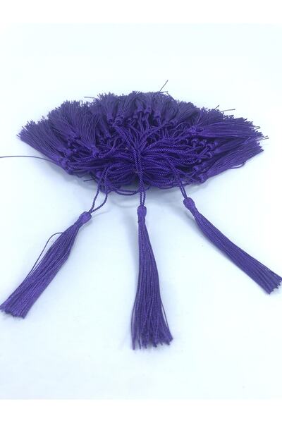 Bontex Ciucuri lungi mov pentru decorațiuni, 10 bucăți – Panglică decorativă