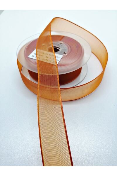 Bontex Materiale Ornamentale Panglică șifon portocaliu 2,5 Cm 1 Metru – Panglică