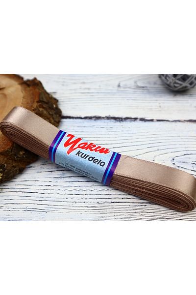YAKUT 2 cm Satin Ribbon Gold 1 Ball 10 Meters
