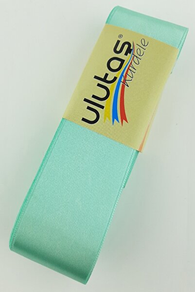 Ulutaş Dekorativni materijali Saten Vodeno Zelena Traka Širina 4 Cm 1 Rola 10...