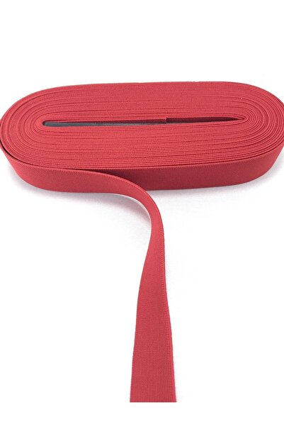 Bontex Bandă decorativă din cauciuc, 1 metru, roșie, lățime 3 cm