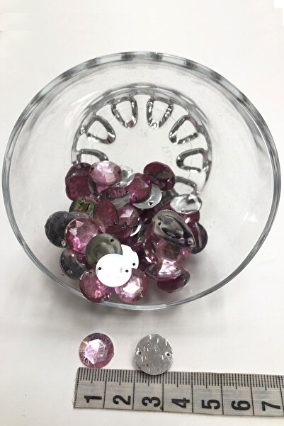 Bontex Piatră roz rotundă din plastic 1 pachet 20 grame – Mărgele