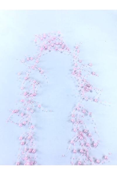 Bontex Σκούρο Ροζ Χρώμα Μαργαριταρένιο Κρεμαστό Φωτιστικό 1 Μέτρο – Διακοσμητ...