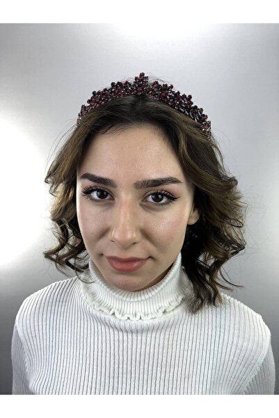 Bontex Γυναικεία Φλωρεντία Βουργουνδία Χένα και Νυφικό Τιάρα – Κορώνα – Τιάρα