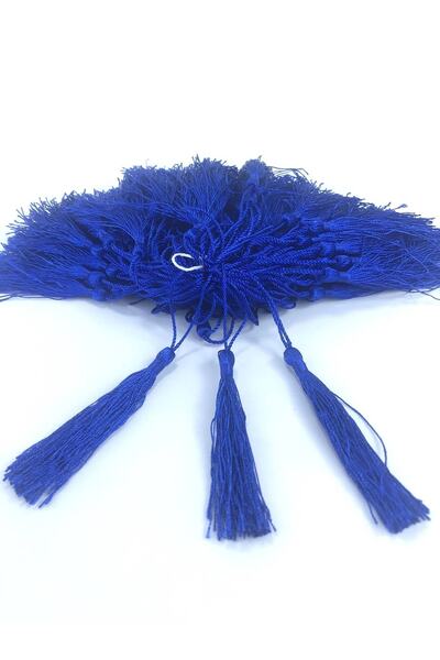 Bontex albastru cobalt Ciucuri decorativi lungi albastri 50 bucăți – Bandă de...