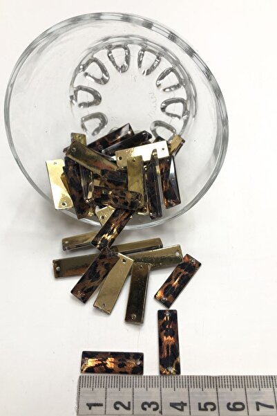 Bontex Leopard pravougaonik od plastike, 1 pakovanje, 20 komada – perle