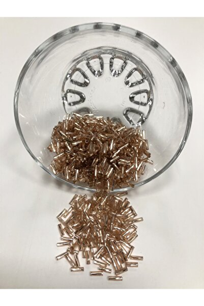 Bontex Žućkasto-smeđe tubaste perle 5 mm 1 pakovanje 50 grama – Perle