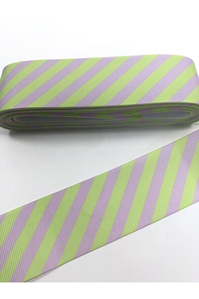 Bontex Panglică pentru împachetare cadou Panglică grosgrain cu dungi colorate 1 Mt Lățime 4 Cm – Panglică – Panglică