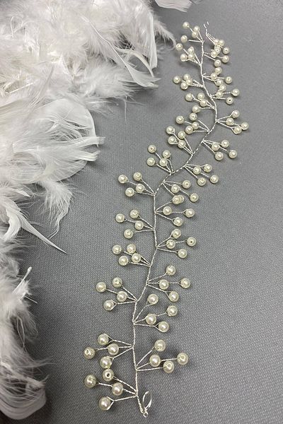 Bontex Accesoriu de păr model Sia pentru femei crem Pearl – Coroană – Coroană