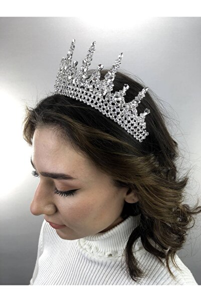 Bontex Model Kavya de culoare argintie pentru femei Henna și Coroana de mirea...