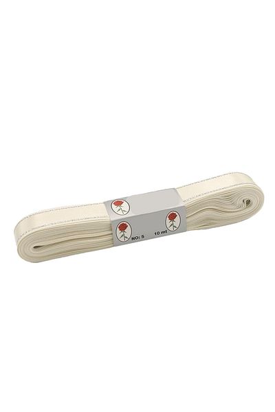 Bontex Κρεμ Πλάτος Κορδέλας Glitter Edge 2 cm 1 Μπάλα 10 μέτρα – Κορδέλα