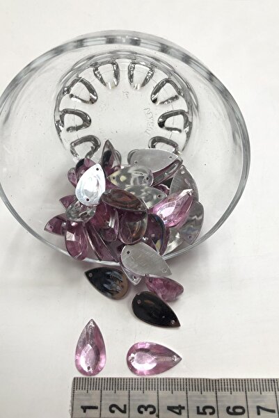 Bontex Розова капка пластмасова мънисто 1 опаковка 20 грама – Мънисто