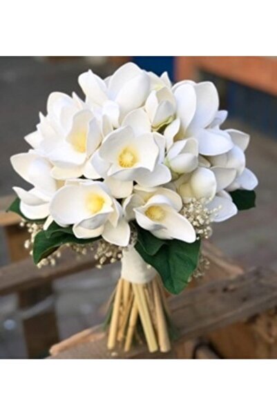 çiçek tasarımcınız Manolyalı Gelinçiçeği – Yapay Buket, Yaka Çiçeği