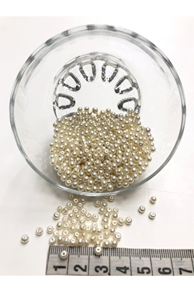 Bontex Krem staklene perle 3 mm 1 pakovanje 50 grama – Perle