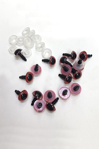 Bontex Amigurumi Screw Eye Red Color 1 Pack 10 Pieces – Χάντρες