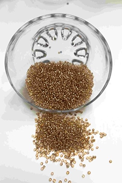 Bontex Светлокафява прозрачна пясъчна мъниста 2 мм 50 г – Мъниста