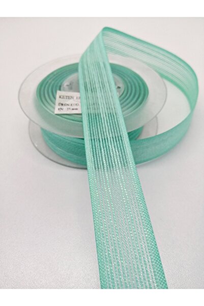 Bontex Panglică cu efect de in verde apă 2,5 Cm 3 Mt – Panglică – Panglică